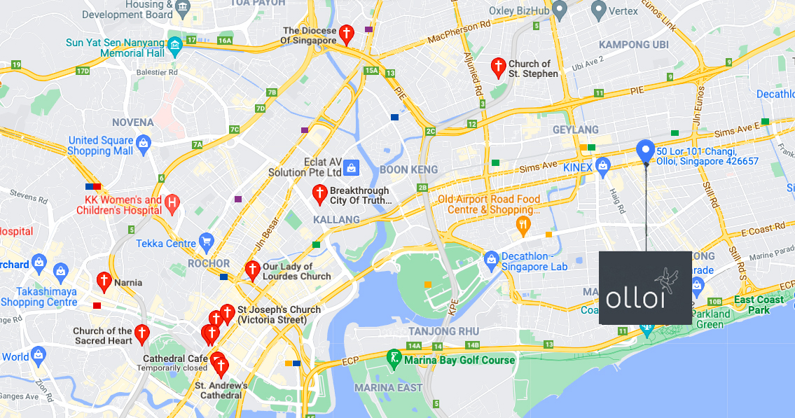 List of famous cathedrals in the vicinity of Olloi Condo
