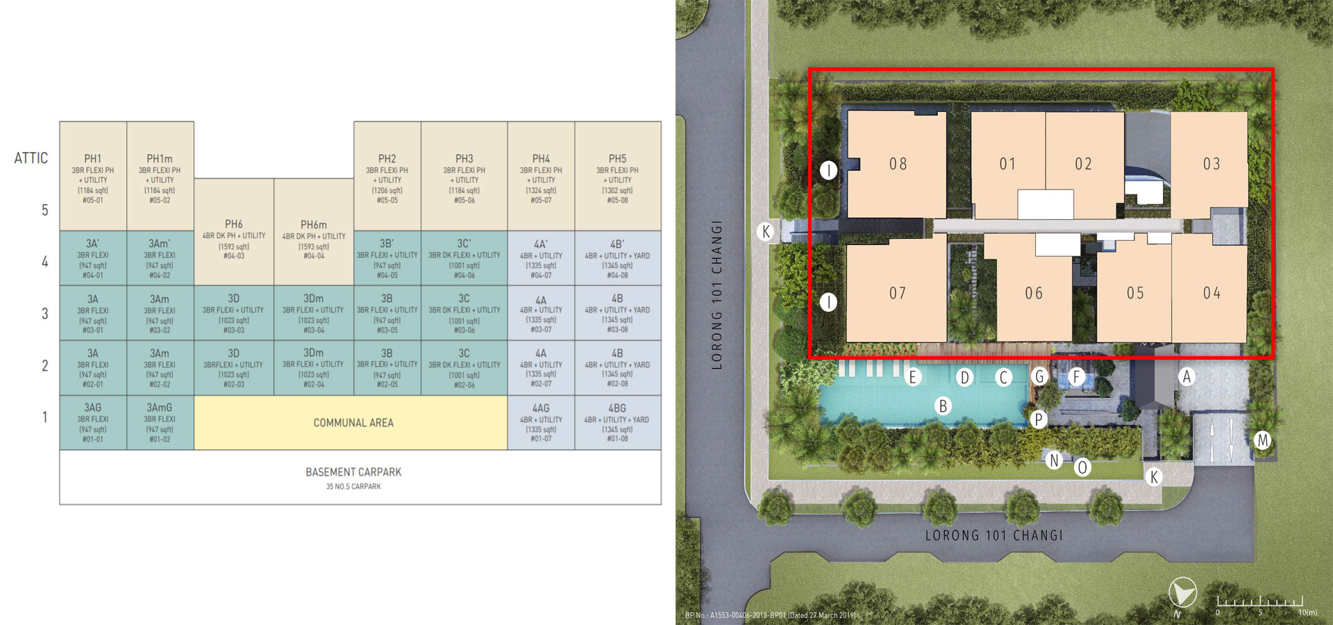 Olloi Condo Schematic Diagram and Typical Floor Plan (Comparison)
