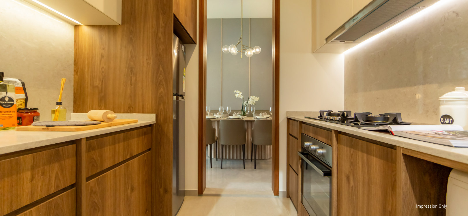 Olloi Condo kitchen interior design